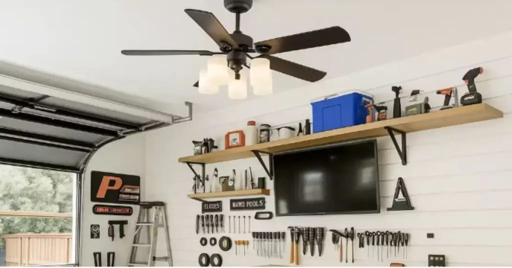 garage ceiling fan with light