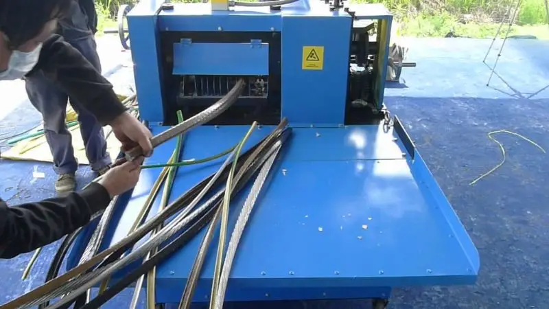 Heavy Duty Wire Stripping Machine — Fast Cable Removal