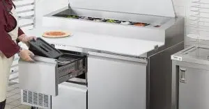 pizza prep refrigerator