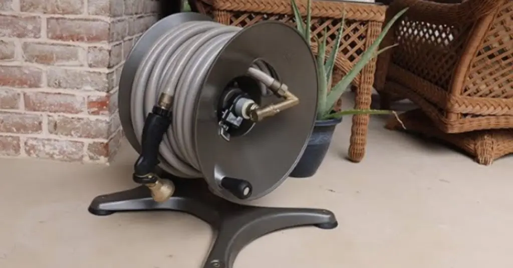 100 ft retractable hose reel