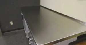 stainless steel top table
