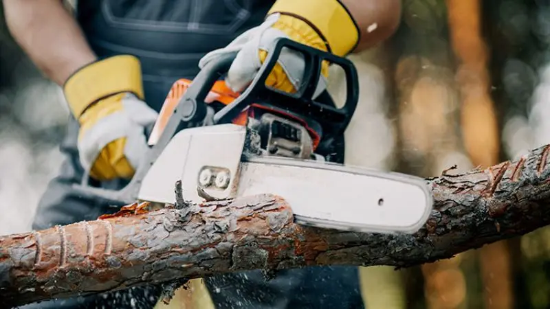 Battery-Powered Chainsaw