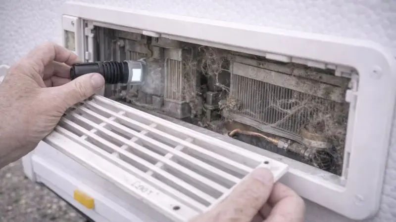 Airflow Blockage in RV Fridge