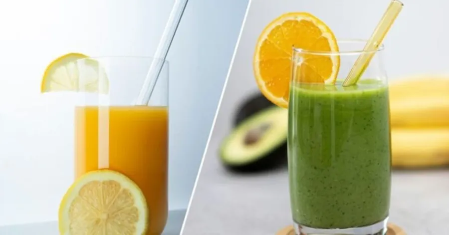 Slush-Eis vs. Smoothie