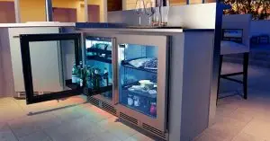 refrigerador para bebidas de exterior