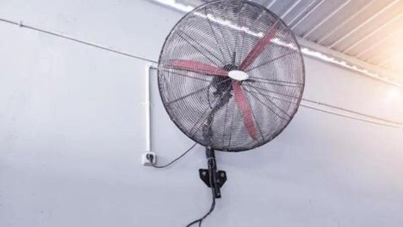 Wall-Mount Fan for Garage