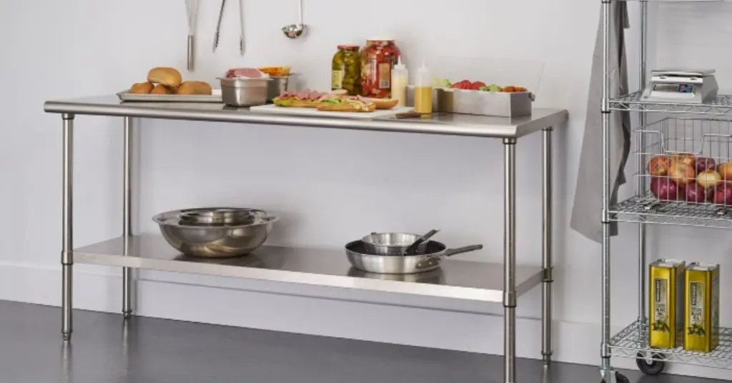 stainless steel restaurant tables
