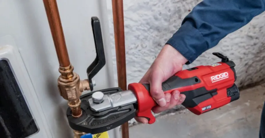 when using a crimping tool apply