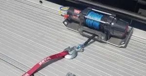 truck bed mounted winch