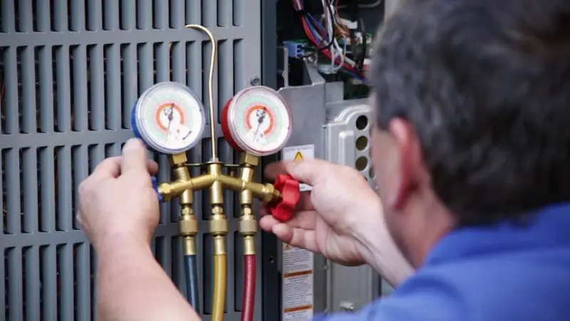 refrigerant charging and service process