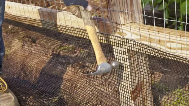How to make your chicken wire garden fence stronger
