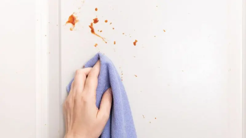 Cleaning Stain from Cabinets
