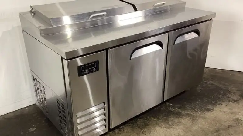 How to use a pizza prep refrigerator