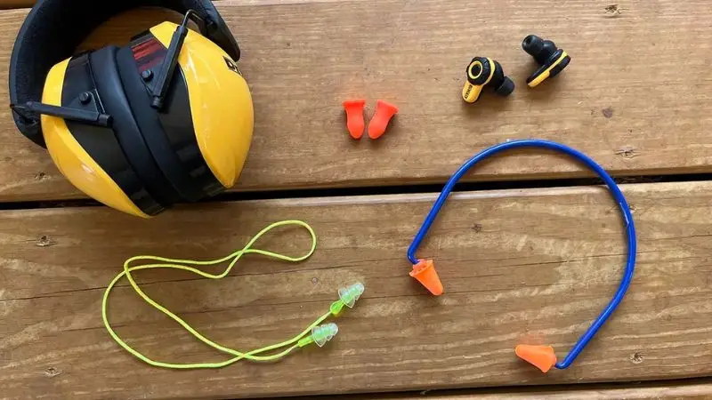 Ear Protection for Cutting Saw
