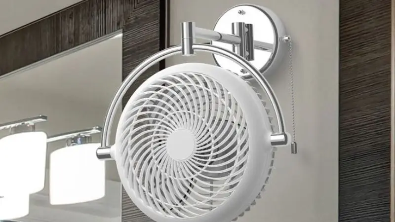 Wall-Mount Fan for Bedroom