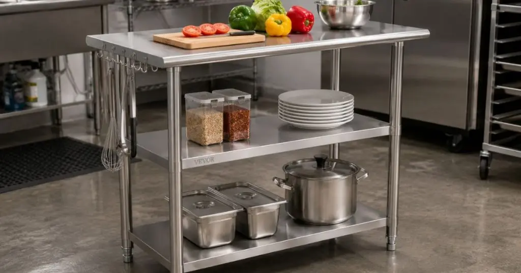 kitchen work tables 