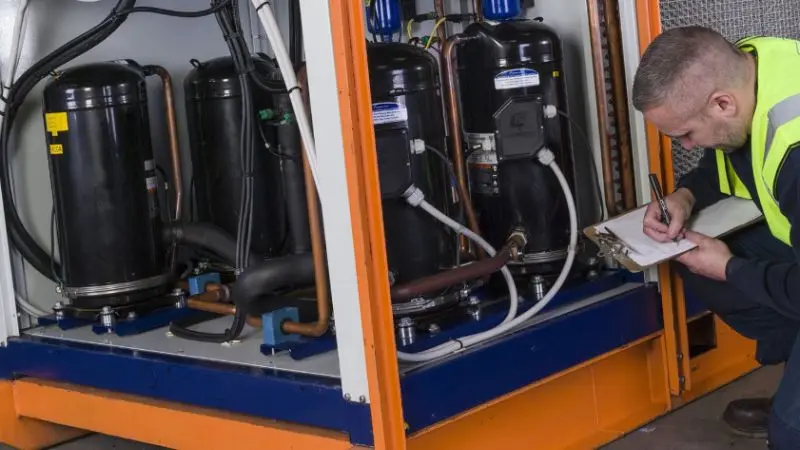 key components of industrial chiller maintenance