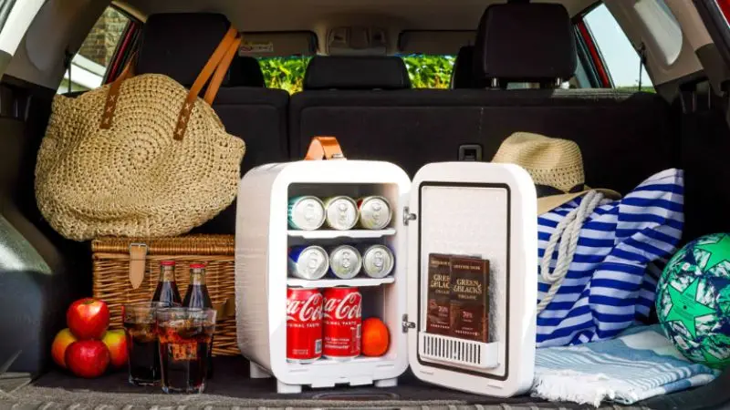 How to manage mini fridge power during travel
