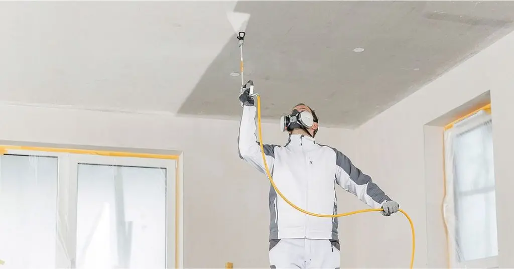 how to paint a ceiling 