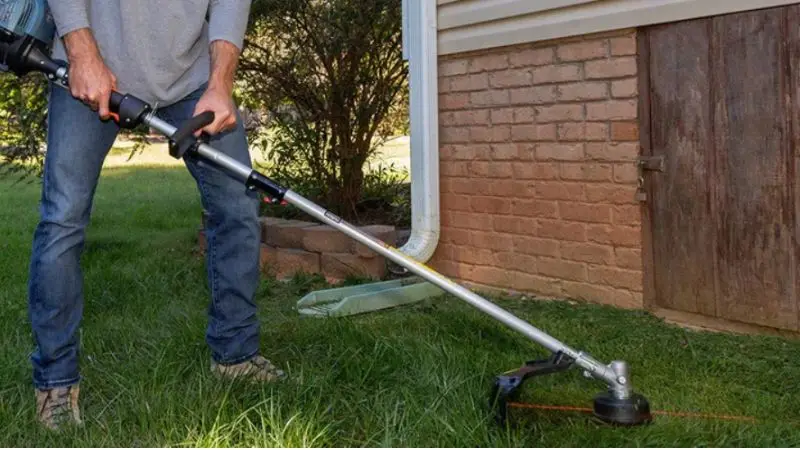 What to do before using a gas-powered edger?