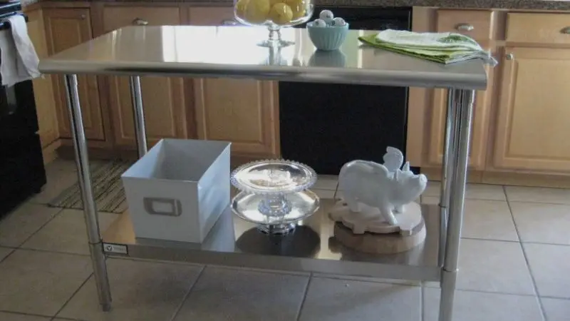 best 7 stainless steel tables with storage options