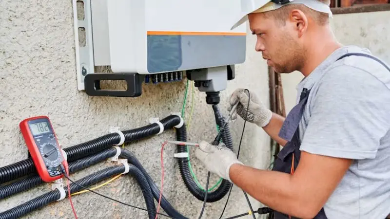 proces krok po kroku instalacji falownika fotowoltaicznego