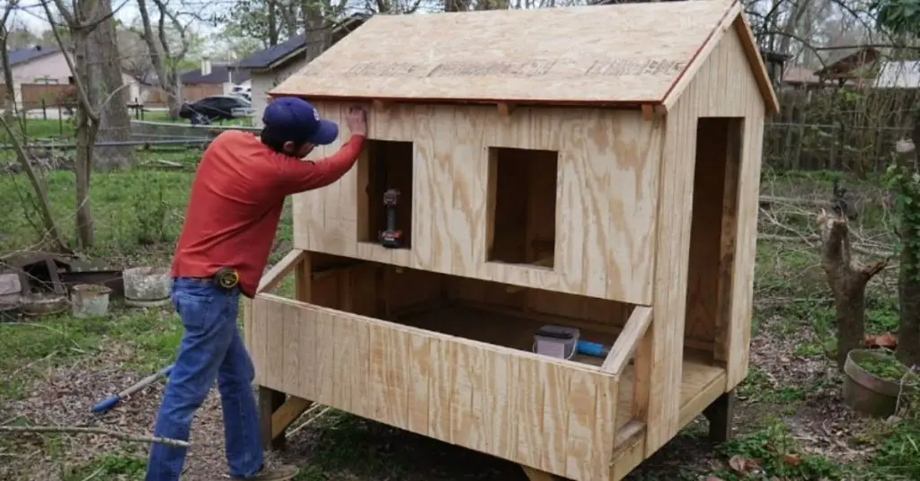 how to make a chicken coop