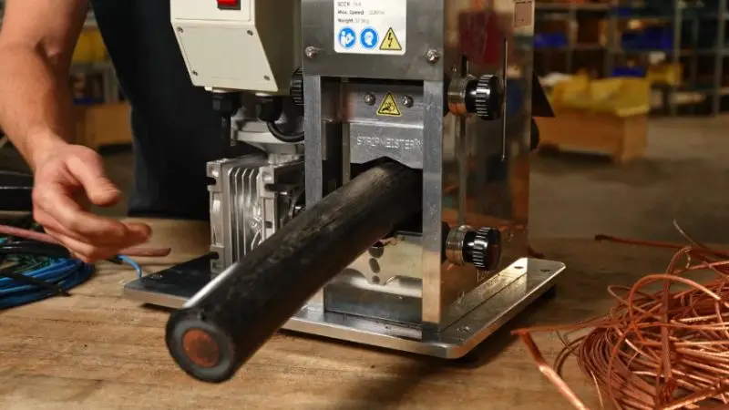 safe techniques for stripping cables