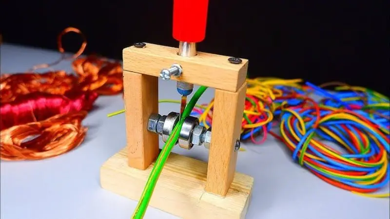 DIY Wire Stripping Machine