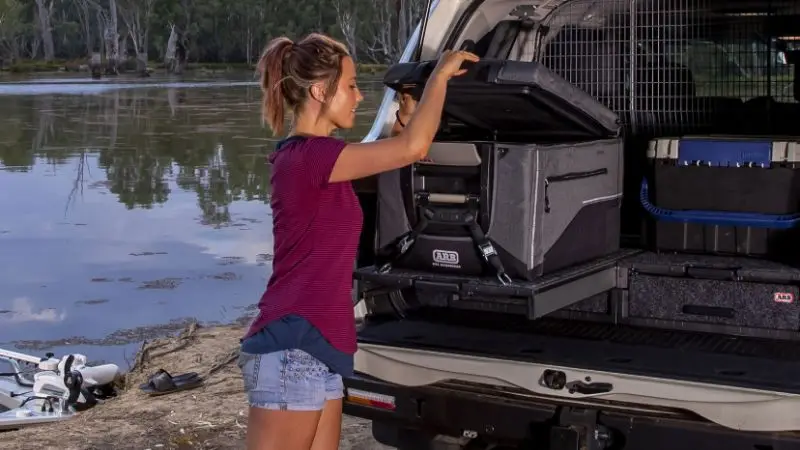 How many watts does a car fridge use?
