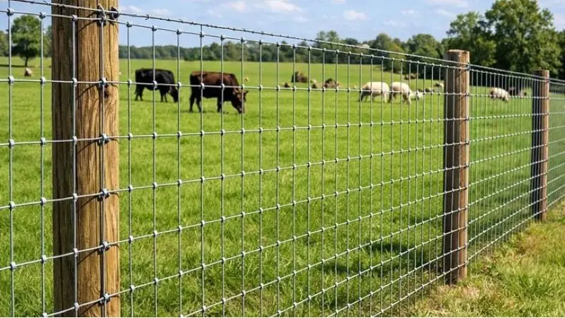 Welded wire fence