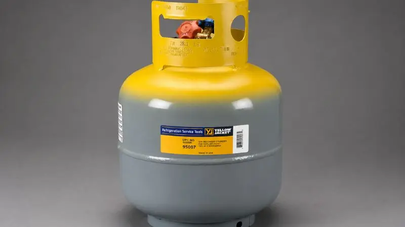 Cylinder til genvinding af kølemiddel