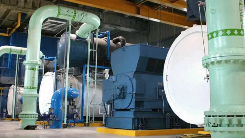 main components of the water-cooled chiller system