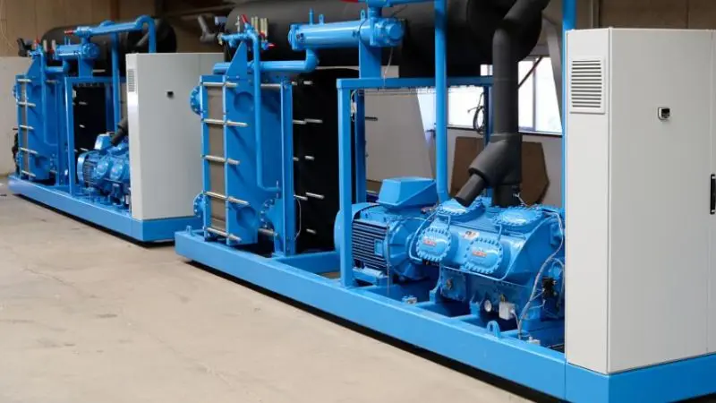 where water-cooled chiller systems are used