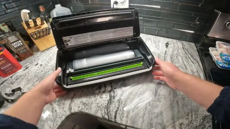 How to disconnect and prepare the vacuum sealer machine