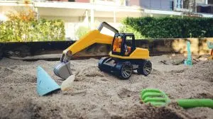 sandpit with cover