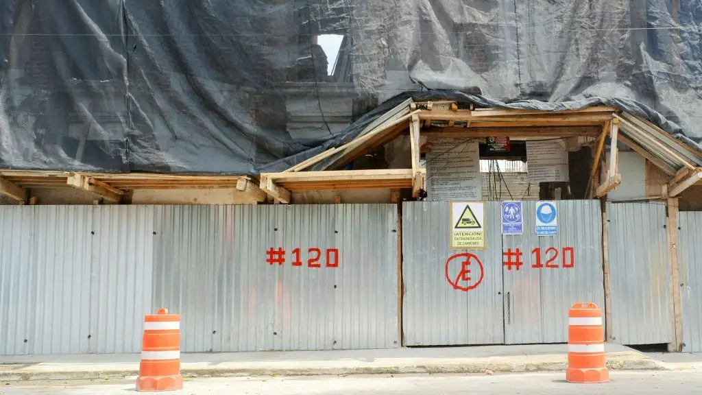 Plastic and vapor barrier for construction.