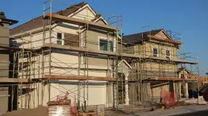 suburban house construction