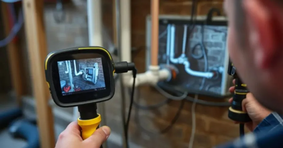 water pipe camera position