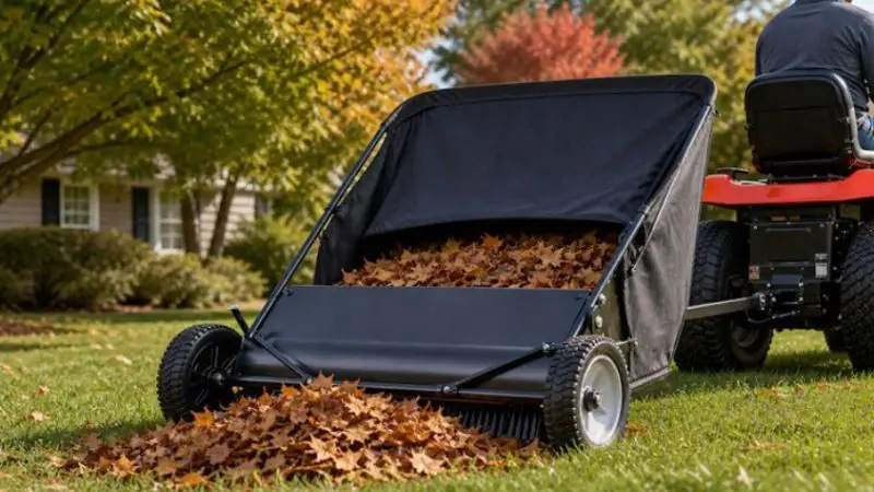 heavy-duty vs. standard lawn sweeper