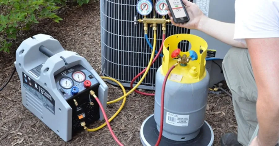 AC recovery tank