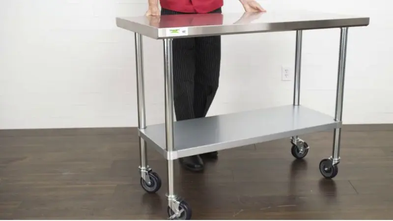 kitchen work table for home and commercial use