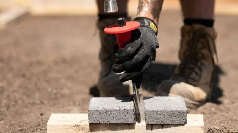 essential tools for cutting paver stones by hand