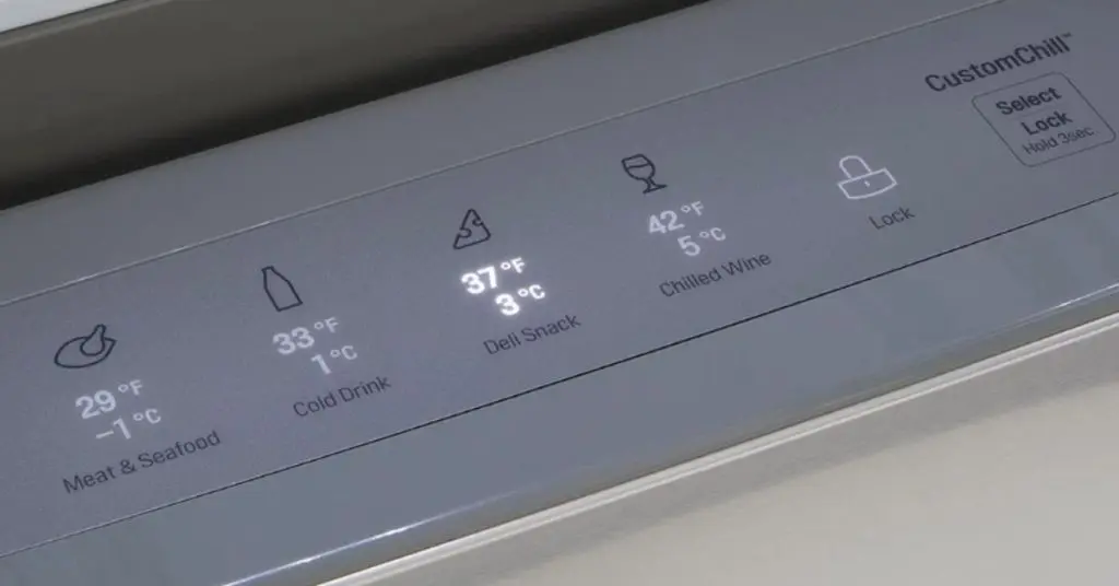 food refrigerator temperature