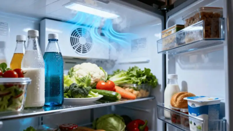 how does a refrigerator keep food and drinks cool