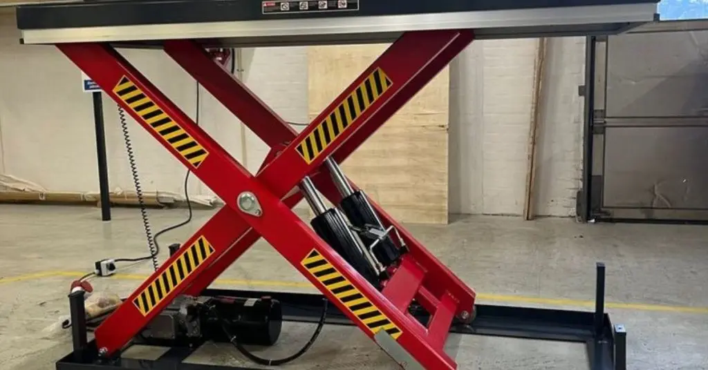 table scissor lift