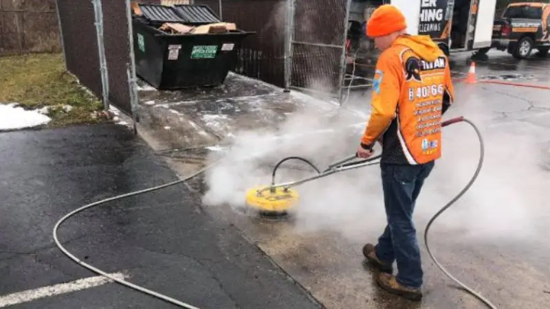 durable features in commercial pressure washer