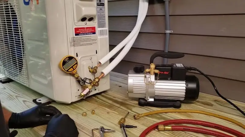 main components of HVAC vacuum pumps