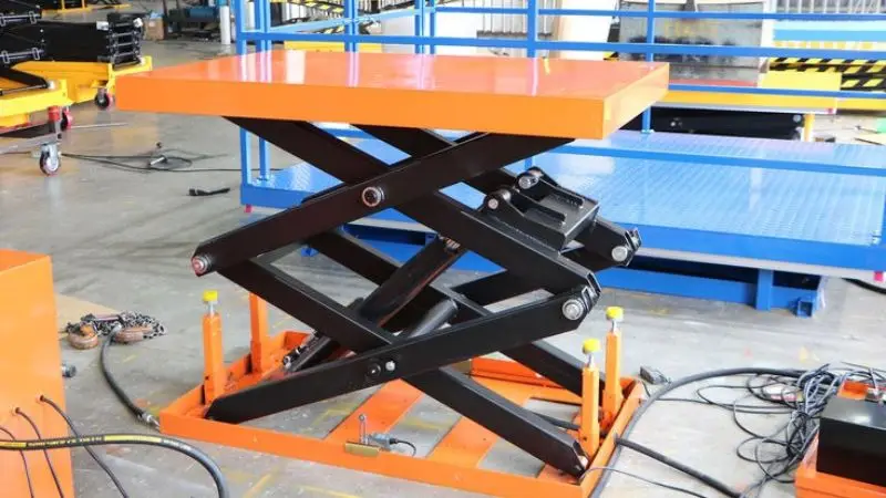 Main Parts of a Manual Hydraulic Lift Table
