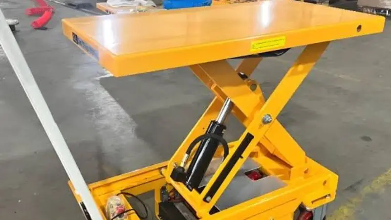 Electric Lift Table Cart
